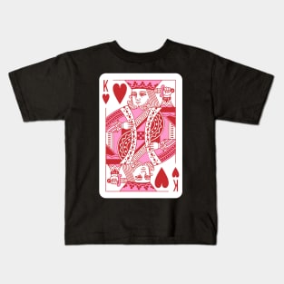 King of Hearts Valentines Day Matching Couple Ver.2 Kids T-Shirt